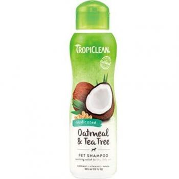 TROPICLEAN 0645095202467 - Champu Oatmeal and Tea Tree 355 ml