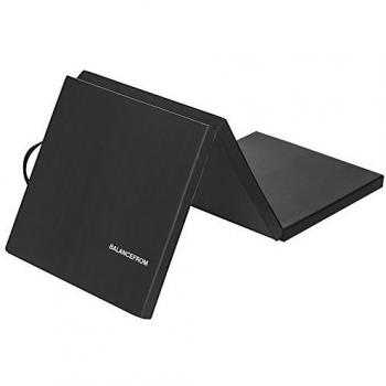 BalanceFrom 2 Inch Thick Tri-Fold Folding Exercise Mat with Carrying Handles for MMA, Gymnastics and Home Gym Protective Flooring