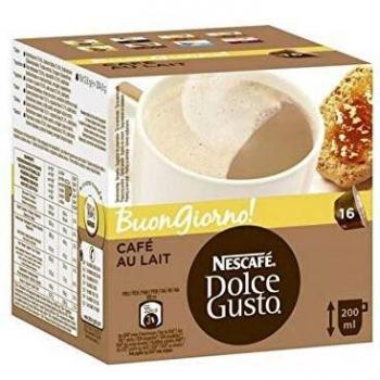 Nescafé Dolce Gusto Capsulas de Cafe 65835, Au Lait 16 Unidades 660 g