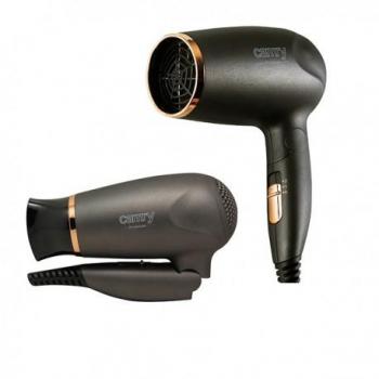 Secador de Pelo Camry CR 2261 - Gris Metálico y Oro