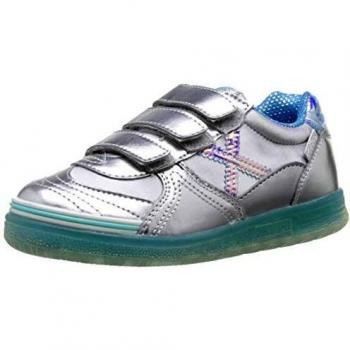 Munich G-3 Kid VCO Glow 33, Zapatillas de Deporte Niña, Plateado