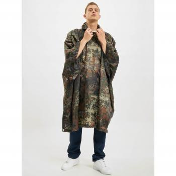 Brandit Poncho Ripstop Multicolor Impermeable Camuflaje Flecktarn