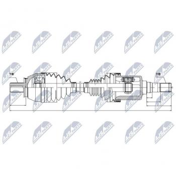 Árbol de transmisión NTY NPW-VV-033 - Alta resistencia y durabilidad
