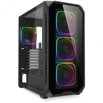Caja de PC Sharkoon AK5G RGB, Torre con Cristal Templado