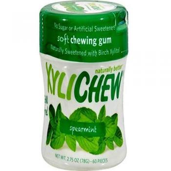 XYLICHEW - Xylitol Gum Spearmint Jar - 60 Pieces