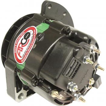 ARCO 60075 Marine Premium Replacement Universal Alternator w/Single Groove Pulley - 12V 55A