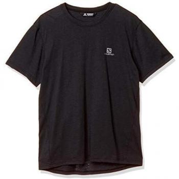 SALOMON Explore Blend SS tee Camiseta De Manga Corta, Hombre, Black, S