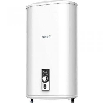 Termo Eléctrico Cata CTRS Slim Reversible con Doble Tanque 1200w-2000w, Capacidad de 50 Litros, Blanco