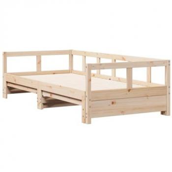 Sofá cama nido sin colchón 90x200 cm madera maciza de pino
