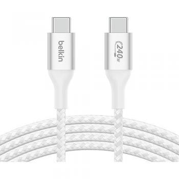 Cable USB-C Belkin CAB015bt1MWH 1 m USB 2.0 Blanco