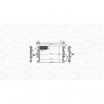 Radiador de motor MAGNETI MARELLI 350213215900 para refrigeración del motor