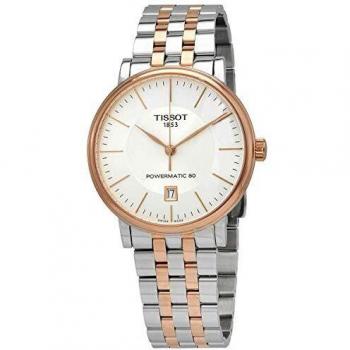 Tissot Carson Premium Powermatic 80 Automatic Men's Watch - Stainless Steel, Multicolor, 40mm