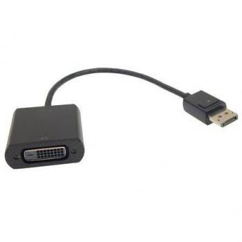 Adaptador de cable de vídeo DVI a DisplayPort HP 752660-001 Negro