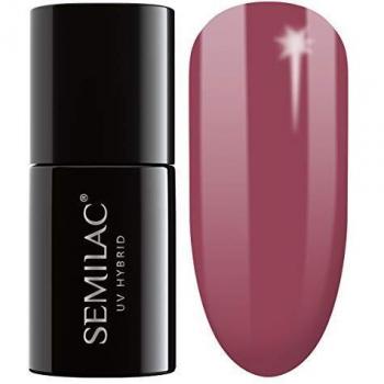 Semilac UV Hybrid Gel Nail Polish 7ml - Berry Nude 005