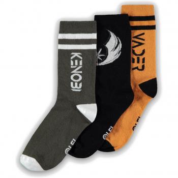 Calcetines de Star Wars Obi-Wan Kenobi - Paquete de 3, multicolor, tallas EU 39-42 y EU 43-46