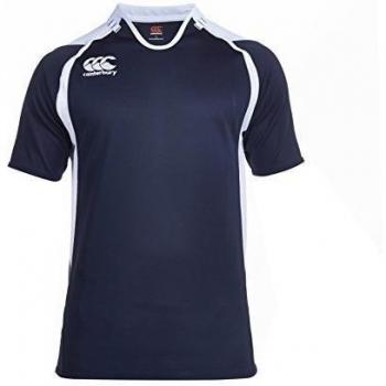 Canterbury Rugby Jersey Challenge Bleu - Camiseta de rugby para hombre, color azul / azul marino, talla 4XL