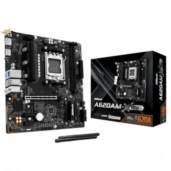Placa Base ASRock A620AM-X WiFi AMD A620A Micro ATX DDR5 HDMI/DP