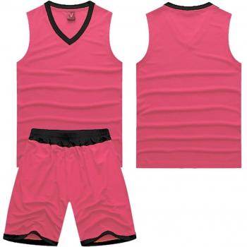 SUPSJD La De Los Hombres Traje De Baloncesto Prendas De Entrenamiento 10 Colores,Pink-XXL