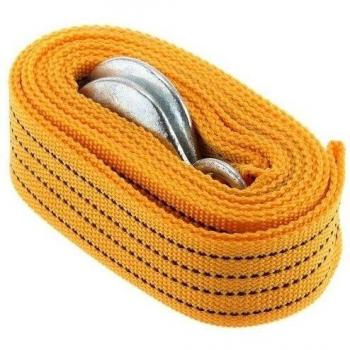 SODIAL(R) Cable Cuerda de remolque para Coche 3000KG 3m con Ganchos Hebilla