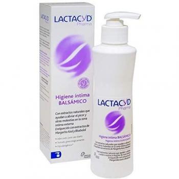Lactacyd Pharma Balsámico - Con extractos naturales que ayudan a aliviar el picor y otras molestias en la zona intima externa, enriquecido con extracto de Margarita Azul Calmante, 250 ml