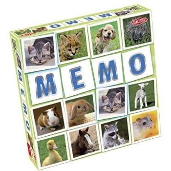 Tactic Animal Babies Memo Niños Juego de Azar - Juego de Tablero