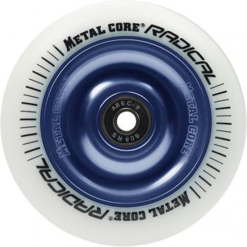Metal Core Radical Ruedas Scooter, Blanco / Azul, Talla Única