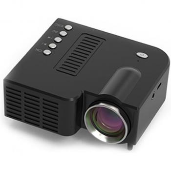 Proyector LED UC28CB UNIC para conferencias y cine en casa, con conexión por cable y soporte para tarjeta TF
