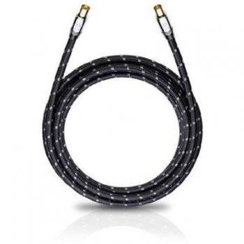 Oehlbach XXL Transmission Ultra - Cable de extensión de Antena 1000 AC de 10 m, Negro