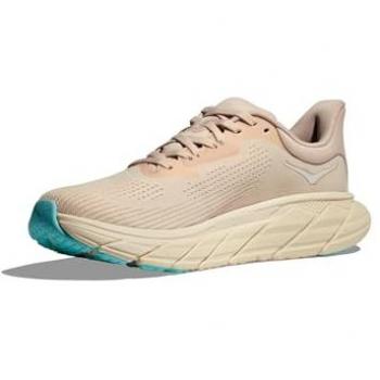 HOKA Women's Arahi 7 Road Running Shoes, Vanilla/Cream, Size 7.5