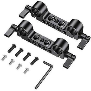 SMALLRIG 15mm Rod Clamp(2 Piezas), 15mm LWS Rod Adapter - 2061