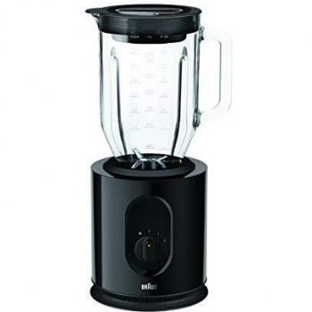 Licuadora de Vaso Braun JB 5050 BK, Negra, 1000W, con 5 Velocidades y Capacidad de 2 Litros
