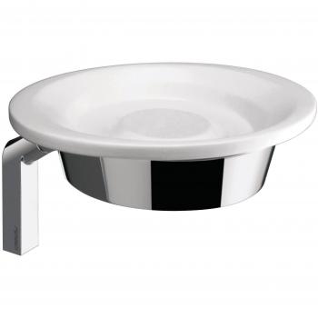 Gedy 35110200200 Jabonera, Cromo/Blanco