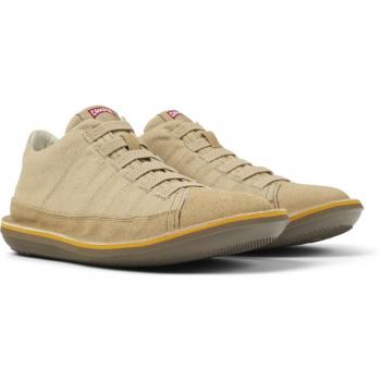 CAMPER Beetle Casual Men’s Shoes - Beige, Size 47, Cotton Fabric