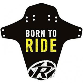 Reverse MUDGUARD guardabarros Born to Ride, Amarillo