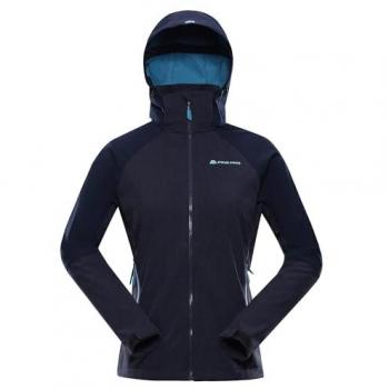Alpine Pro Lanca Women's Softshell Jacket with Membrane - Mood Indigo