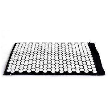 FA Sports YogiPlus ZhenBian Esterilla de acupresión, Unisex, Negro, 80x50x2,5 cm
