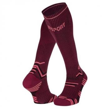 BV Sport Trail Compression Socks - Unisex, Red, High Performance