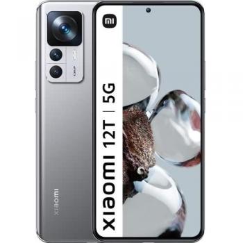 Xiaomi L12A 12T Smartphone, 8 GB RAM + 256 GB UFS, Pantalla AMOLED 120 Hz, Plata Lunar