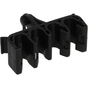 Fijación ROMIX C60557 - Grapa de alta resistencia, fabricada en acero, recubierta para mayor durabilidad, diseño ergonómico para fácil manejo, ideal para uso en construcción y manualidades