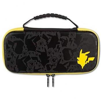 PowerA - Estuche Protector para Nintendo Switch, con asa de Transporte, Licencia Oficial, diseño de Silueta de Pikachu de Pokémon