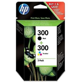 HP - Lote de 2 cartuchos de inyección de tinta nº 300