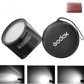 Godox H200R, AD200 Round Head Flash Extension, 200W Strong Power, Natural Light Effects, Lightweight and Portable Spiral Flash for Godox AD200,AD200Pro Pocket Flash Strobe