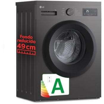 Lavadora LG 9kg 1400rpm Inverter A Silver Grafito Serie 100 - F4A1009NDK