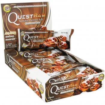 Quest Nutrition Quest Bars Cinnamon Roll - 12 Barras
