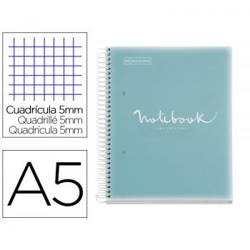 Cuaderno Espiral Miquelrius Notebook 5 Emotions Tapa PP A5 120 H