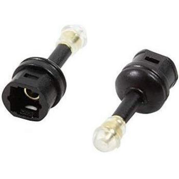 Adaptador de Audio Toslink LogiLink CA1014, Mini-Toslink Macho a Mini-Toslink Hembra, Negro