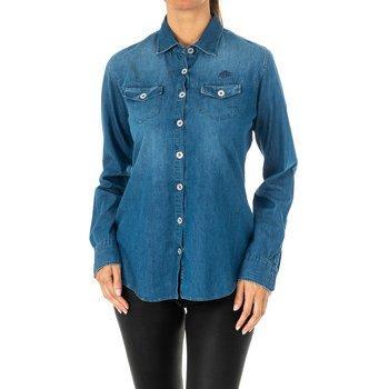 La Martina-Camisa manga larga y cuello de solapa LWC602-D7002 para mujer