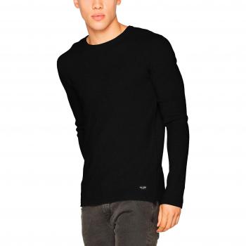 Only & Sons Onsdan 7 Structure Crew Neck Noos, Suéter para Hombre, Negro