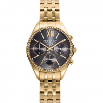 Viceroy Reloj de Mujer Chic 401186-13 caja y brazalete de acero en Ip dorado