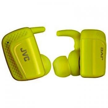 Auriculares Inalámbricos Bluetooth JVC HA-ET90BT-YE, Diseño Deportivo, Color Amarillo